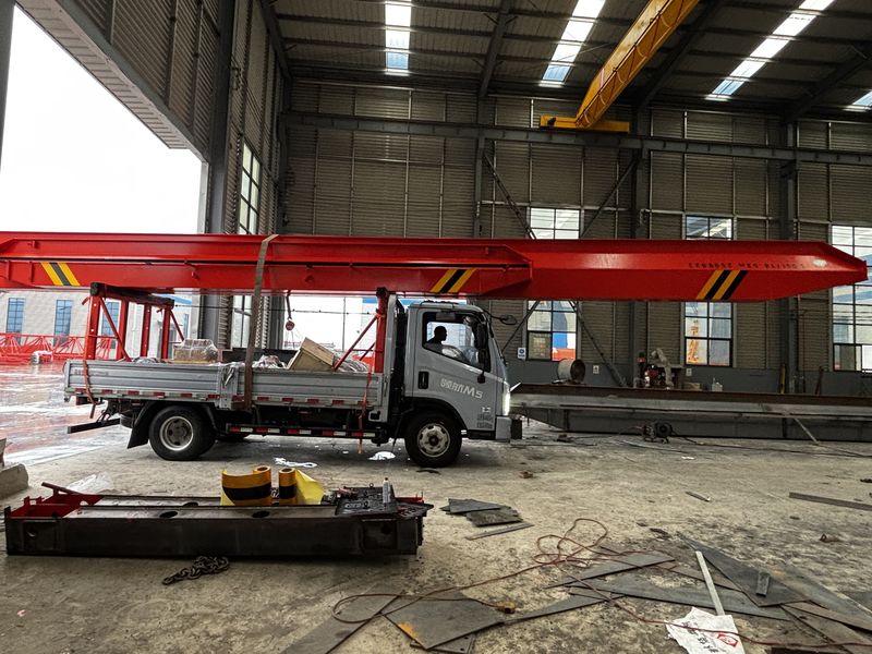 電動單梁起重機(jī) LD5t-18.52m 制作完成 裝車發(fā)出